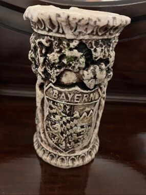 Bayern Decorative candle holder Ivory and Brown
